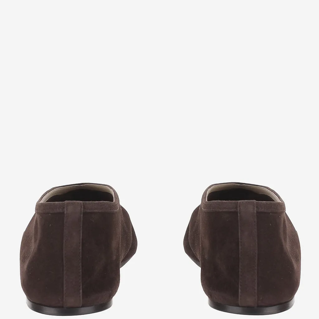Le Monde Beryl Luna Suede Flat Shoes
