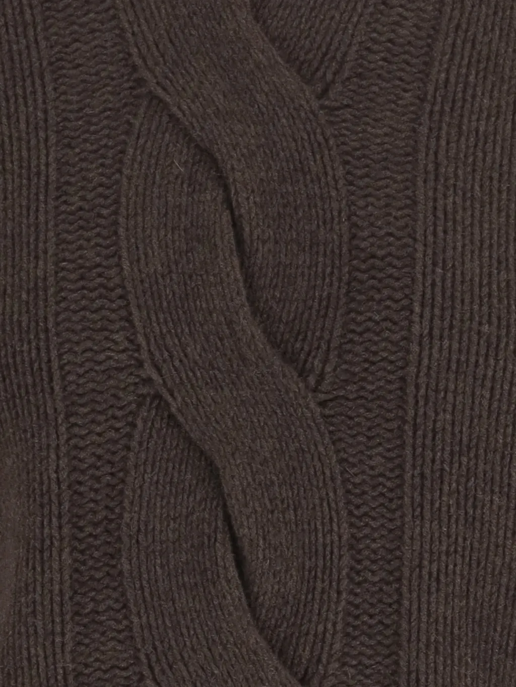 Bruno Manetti Cable Knit Sweater In Wool And Cashmere