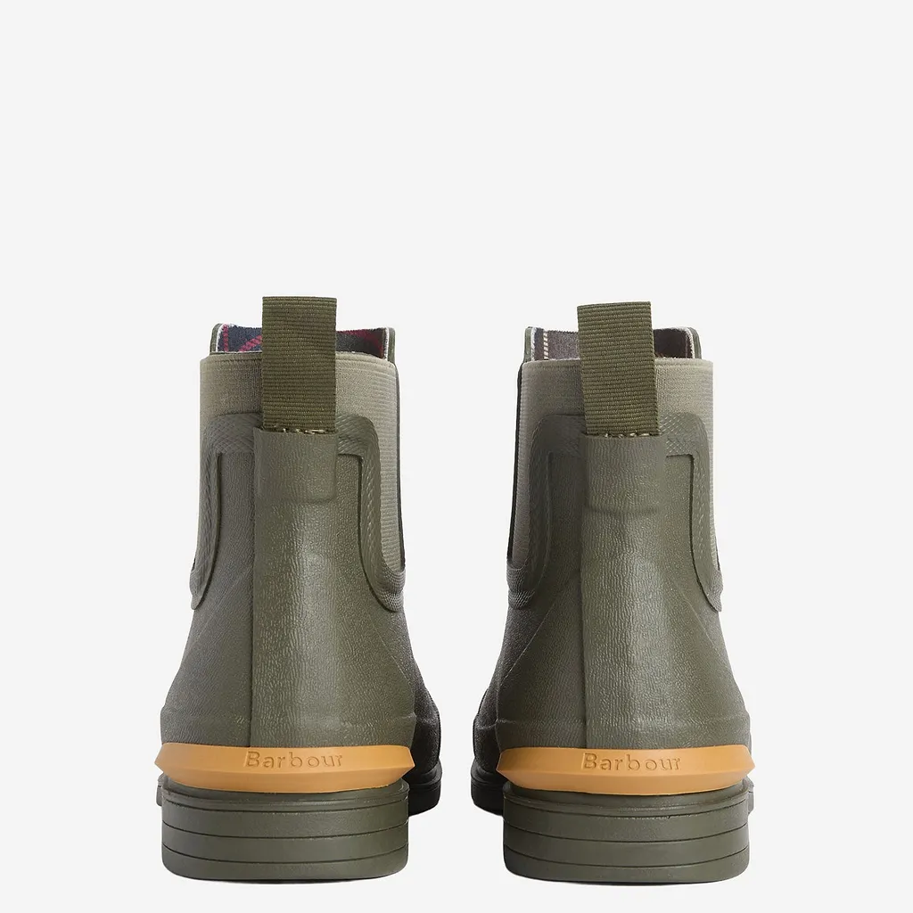 Barbour Rubber Ankle Boots With Logo
