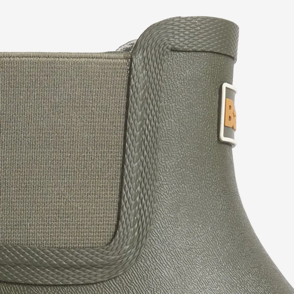 Barbour Rubber Ankle Boots With Logo