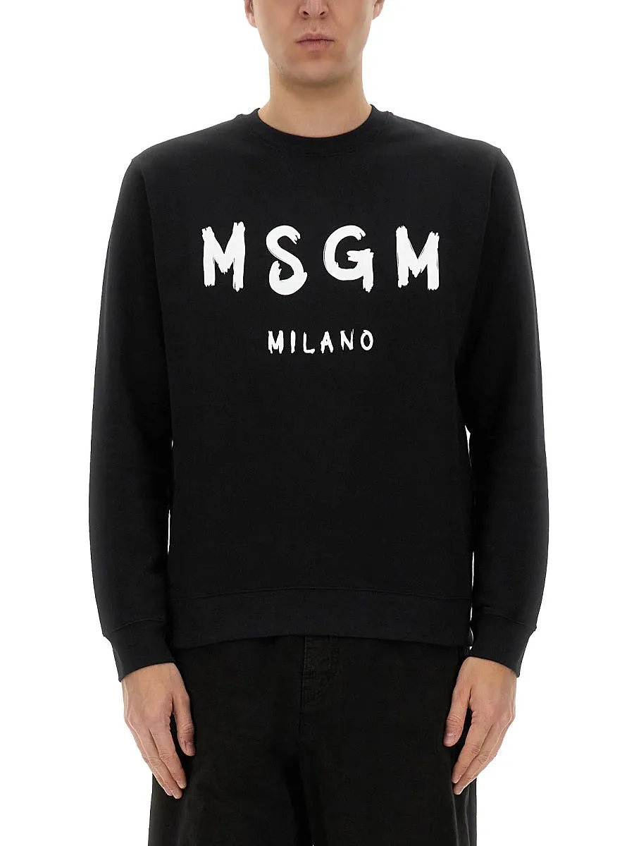 Msgm Felpa In Cotone