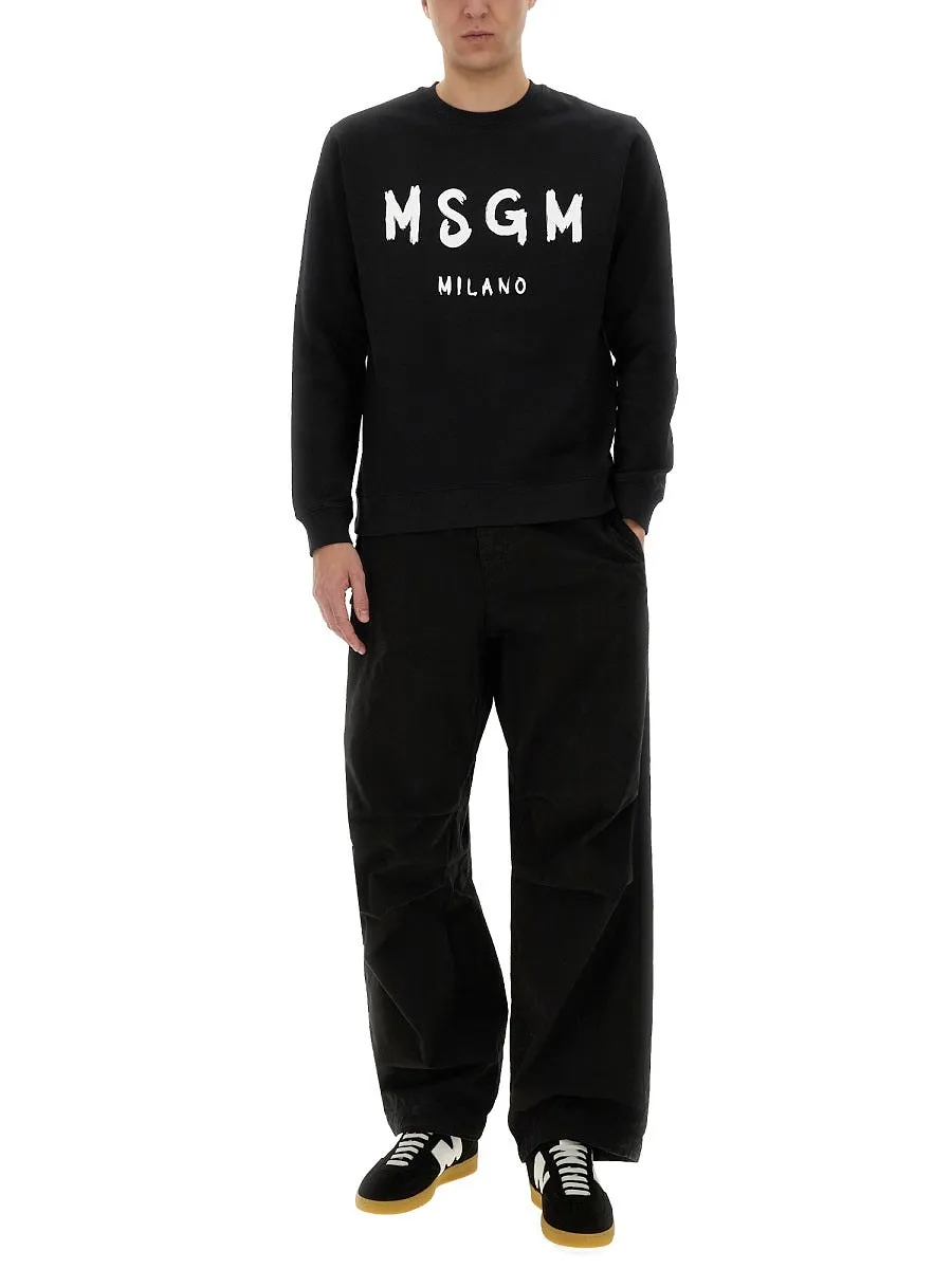 Msgm Felpa In Cotone