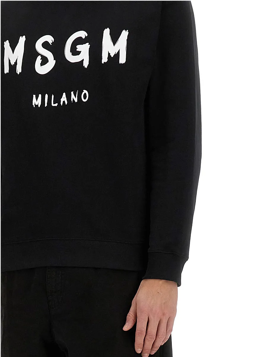 Msgm Felpa In Cotone