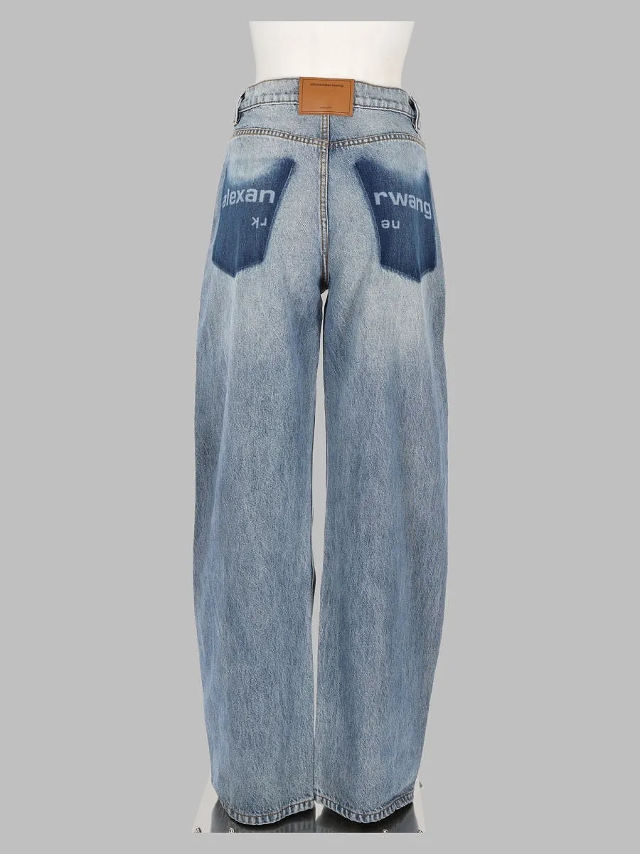 Alexander Wang Jeans Con Tasca A Scomparsa Float