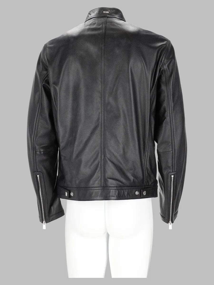 Boss Giacca In Pelle Mansell