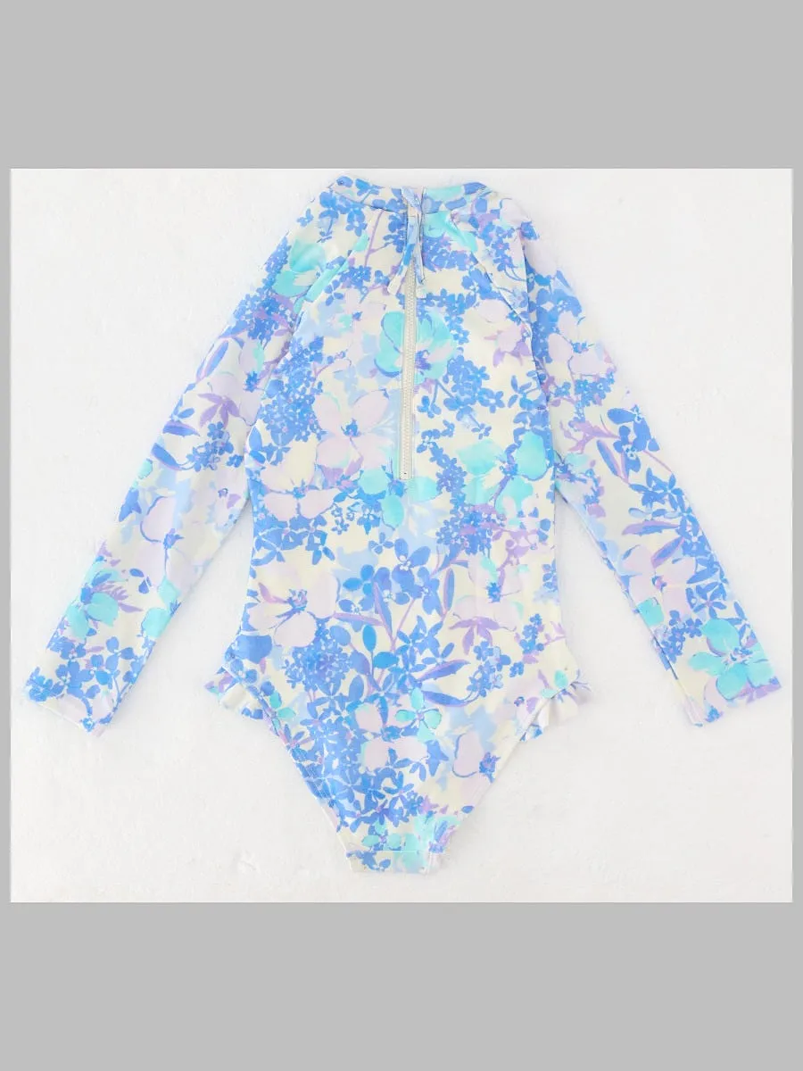 Zimmermann Costume Intero A Manica Lunga Solstice
