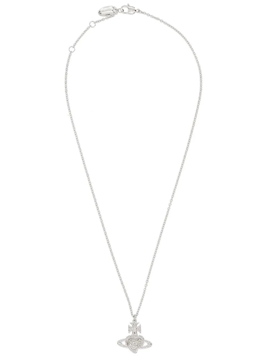 Vivienne Westwood Collana Con Pendente Agnatha Bas Relief