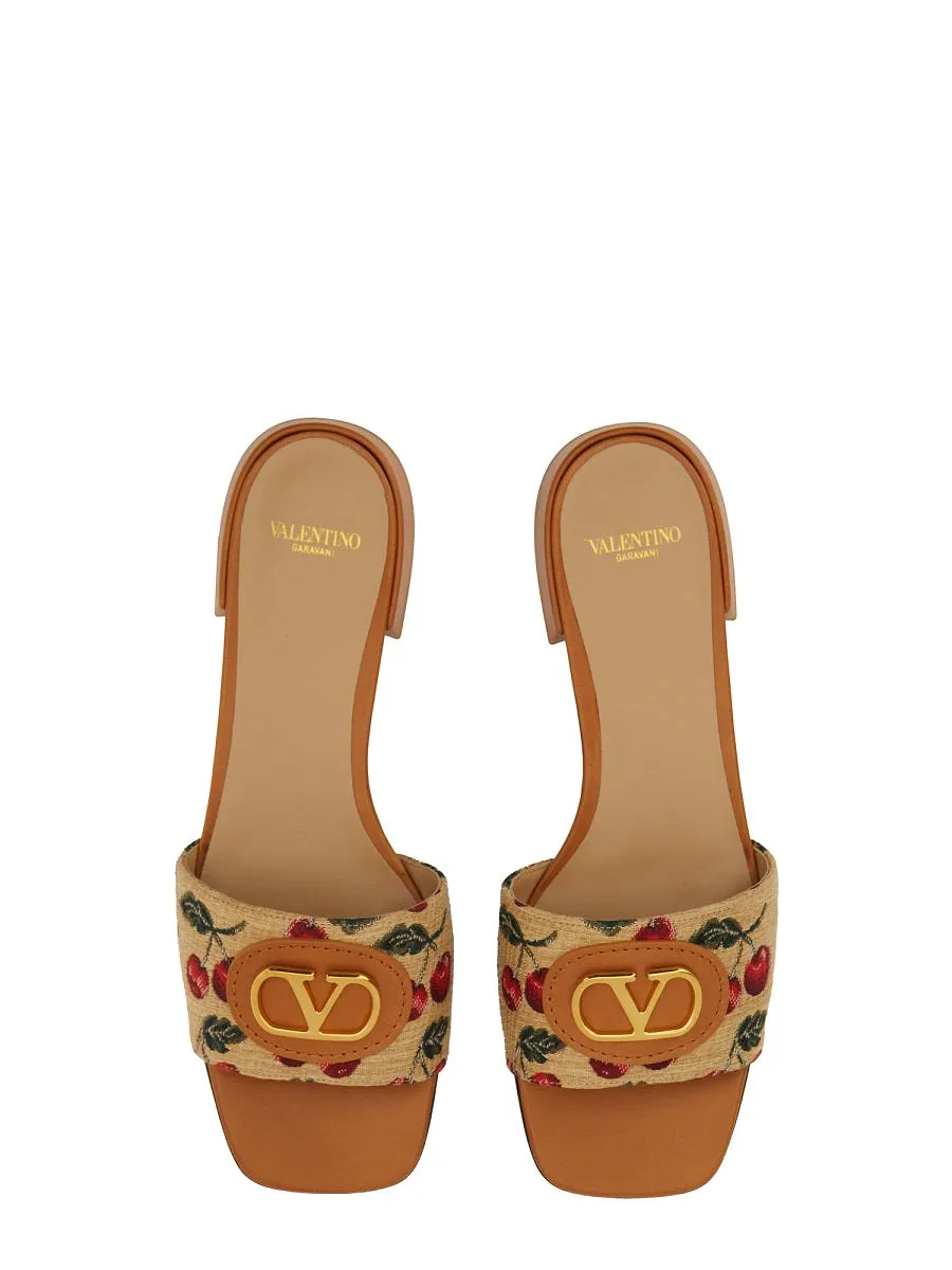 Valentino Garavani Slide Sandal Vlogo Signature