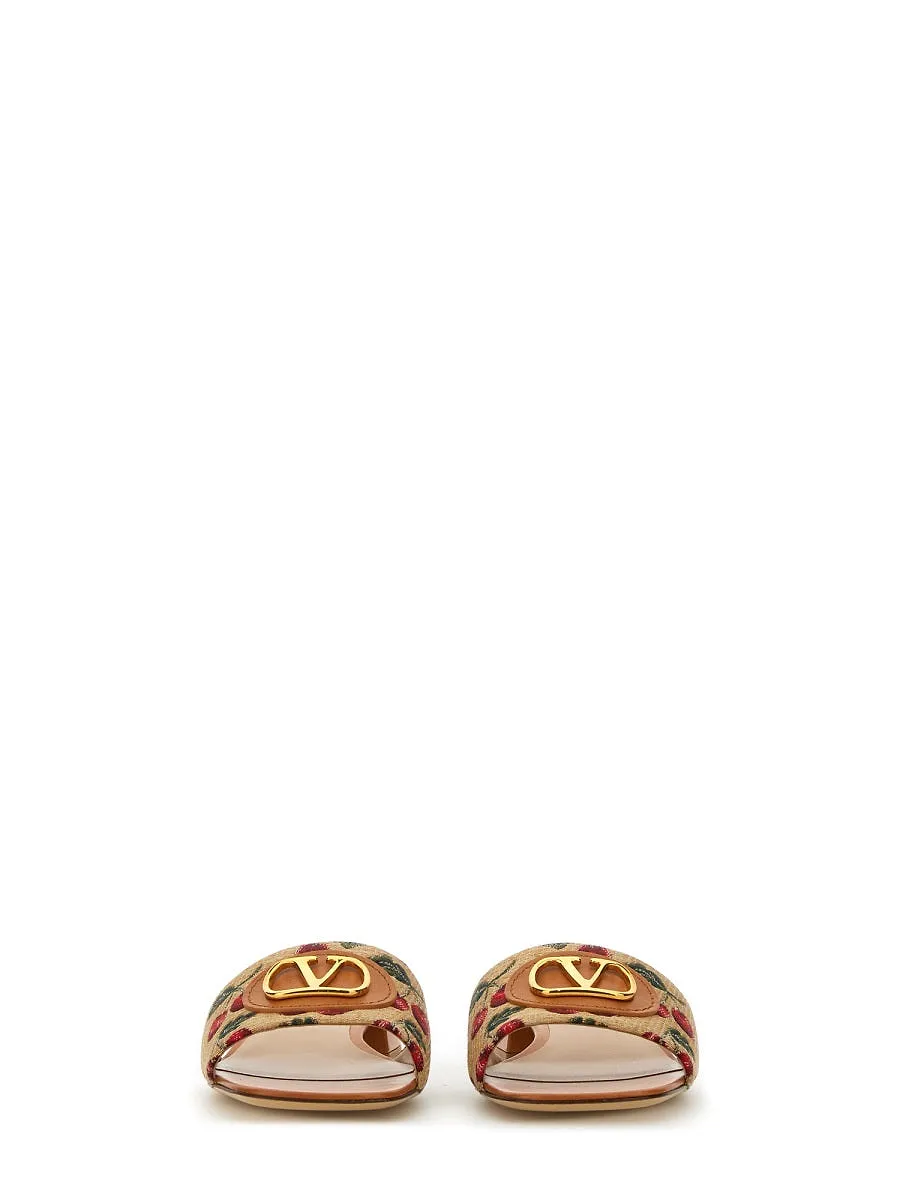 Valentino Garavani Slide Sandal Vlogo Signature