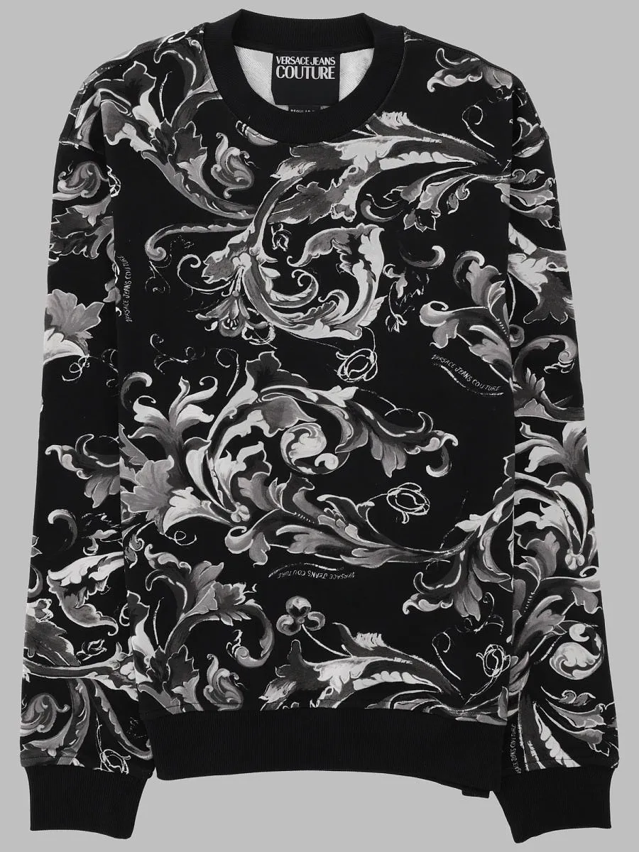 Versace Jeans Couture Felpa Con Stampa
