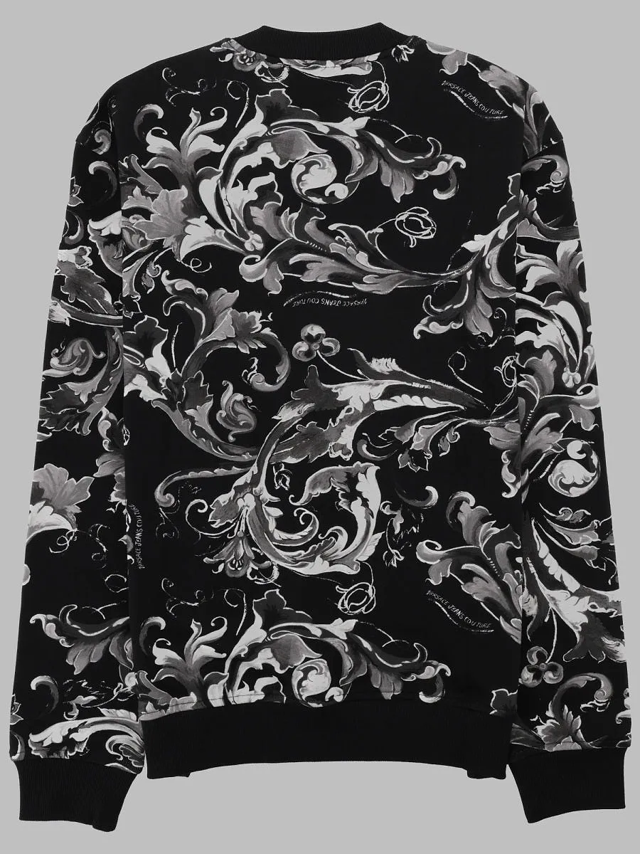 Versace Jeans Couture Felpa Con Stampa