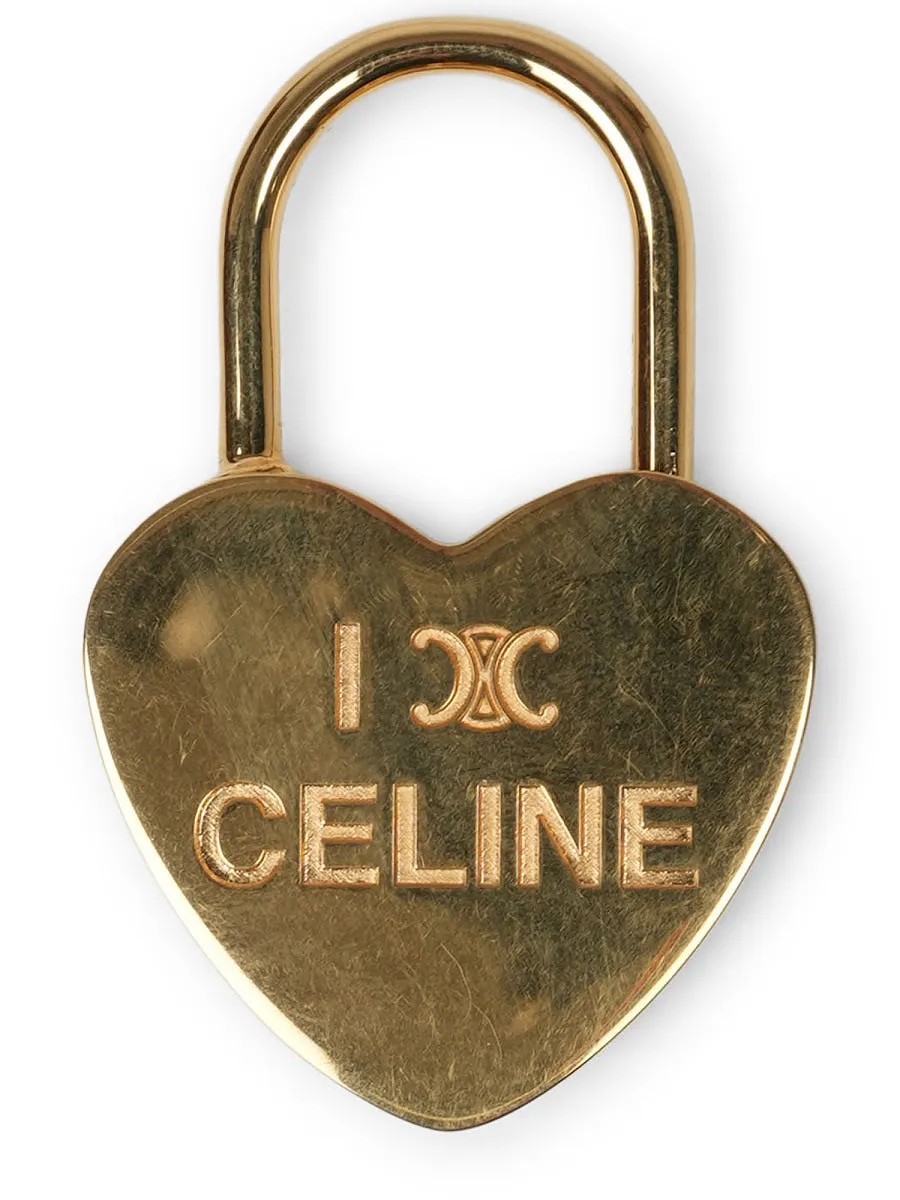 Celine Padlock Charm I Love Celine