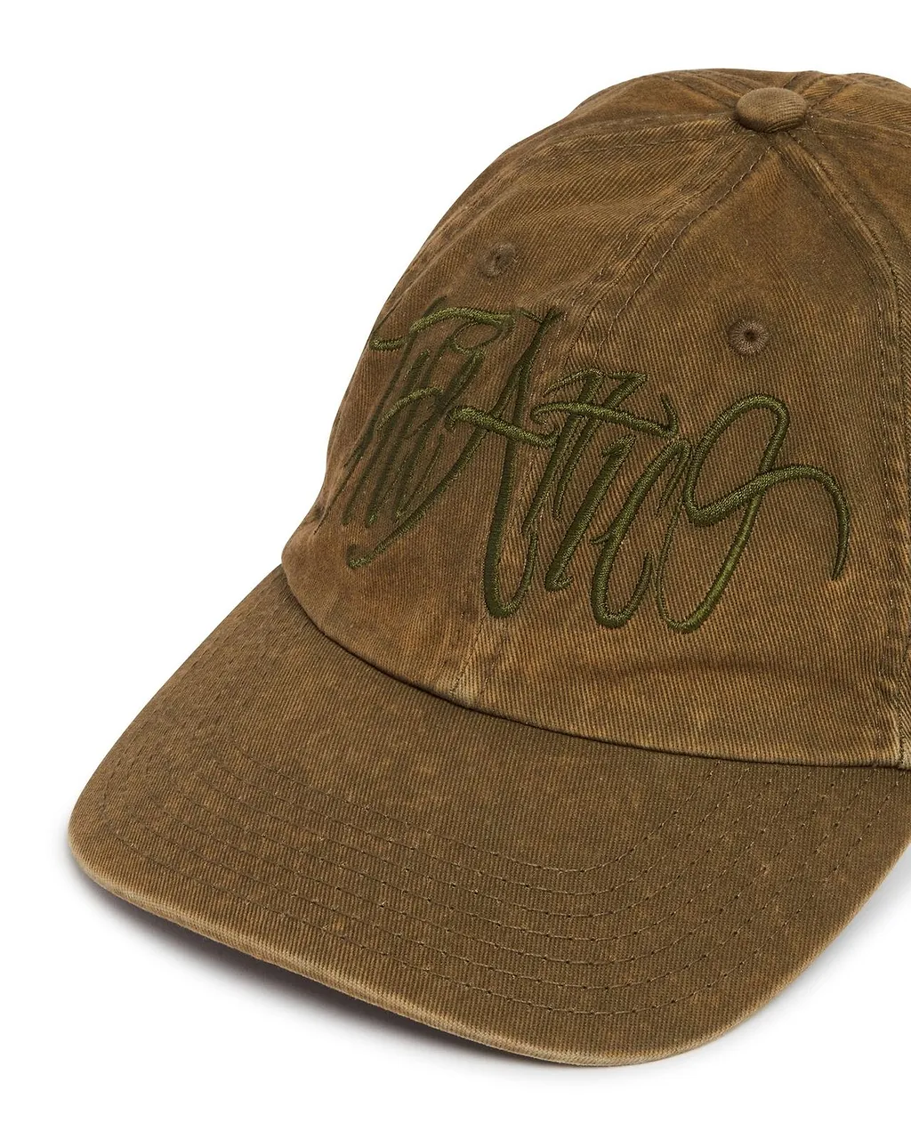 The Attico Logo Embroidered Baseball Cap
