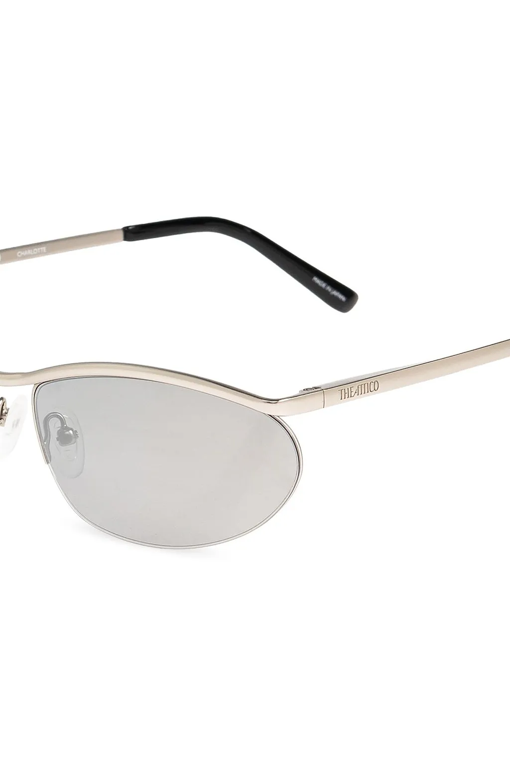 The Attico Oval Frame Sunglasses
