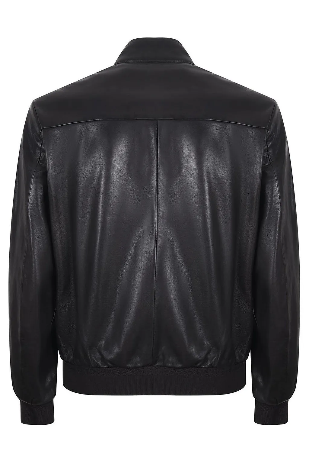 The Jackie Leathers Stand-Collar Bomber Jacket