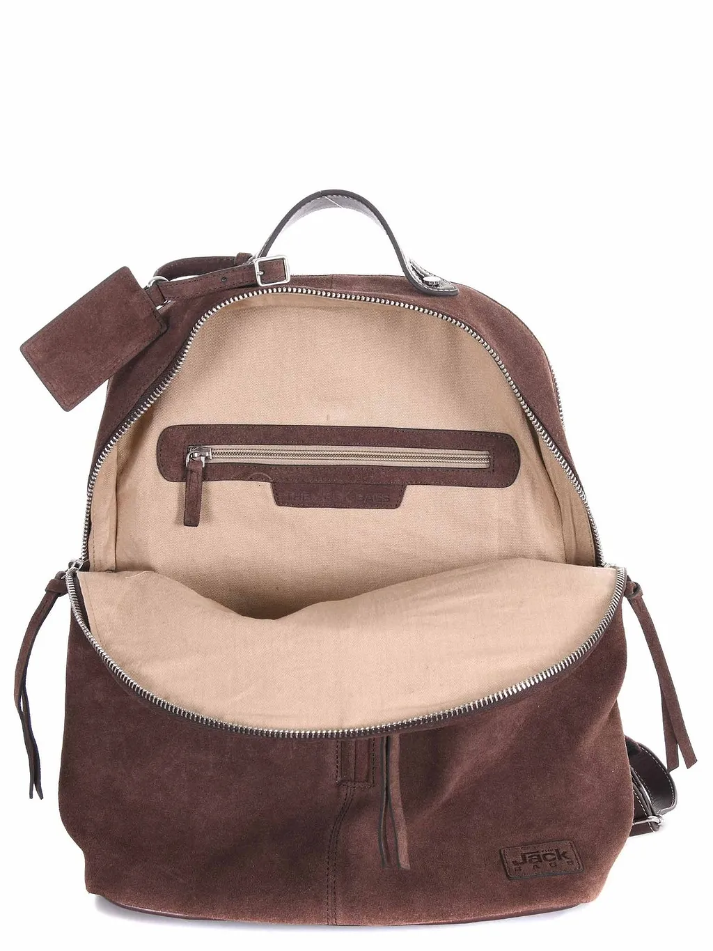 The Jackie Leathers Zip-Top Backpack