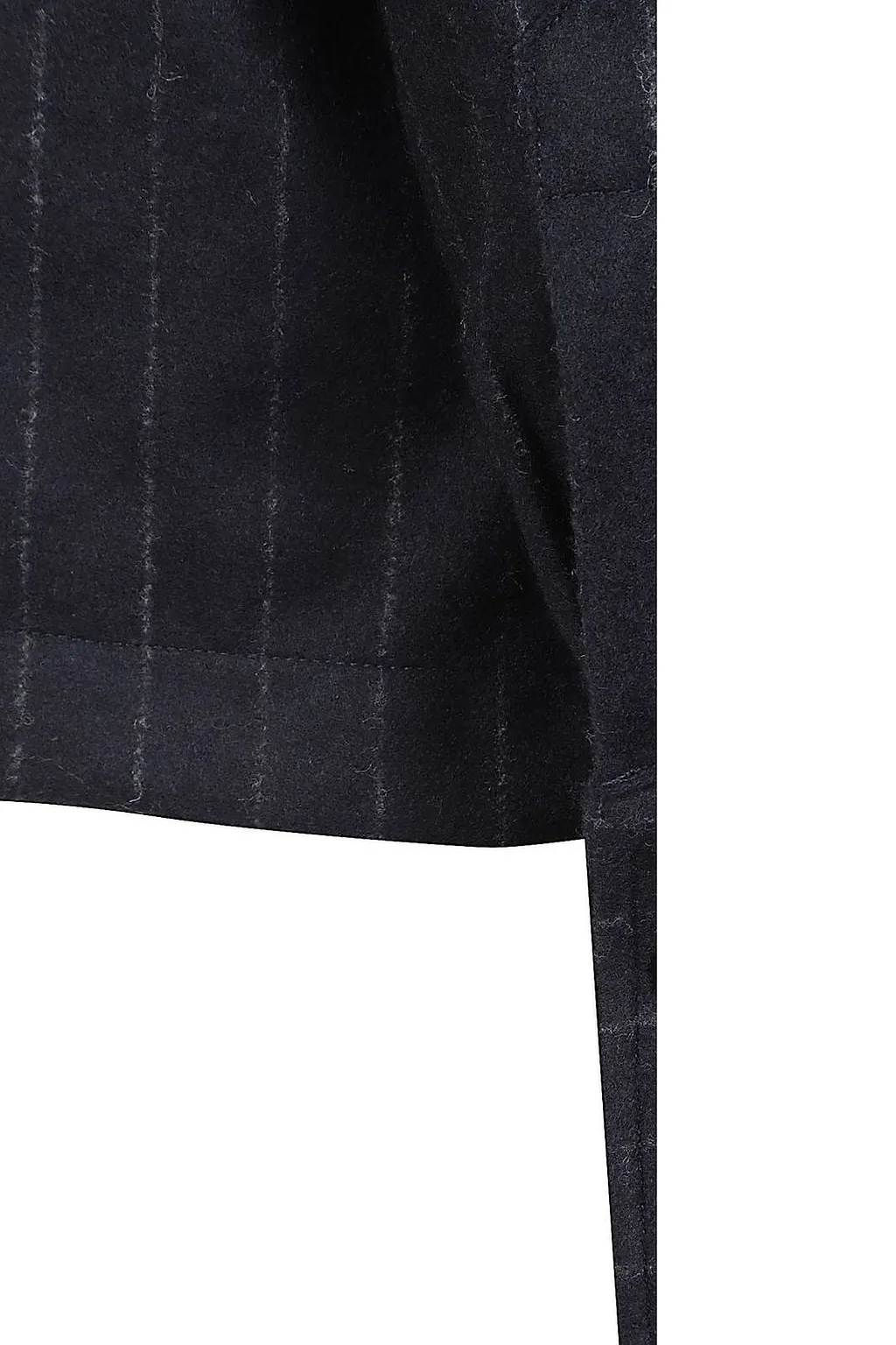 The Latest Pinstriped Button-Front Jacket