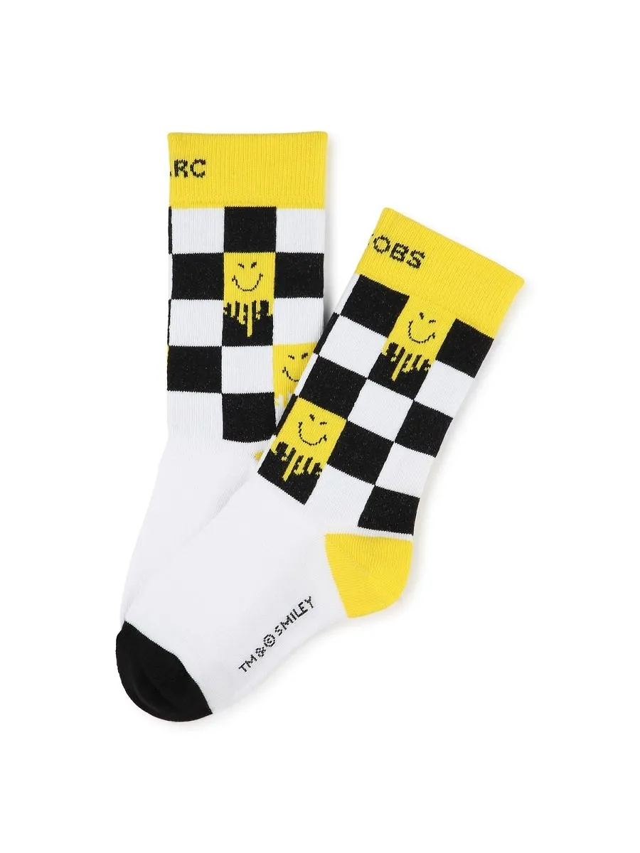 The Marc Jacobs Kids Checkered Crew Socks