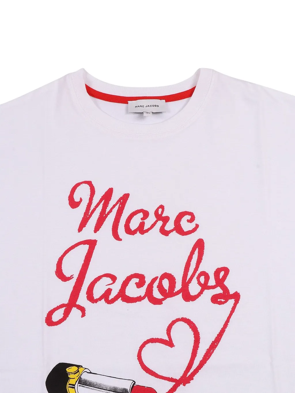 The Marc Jacobs Kids Lipstick Printed Crewneck T-Shirt