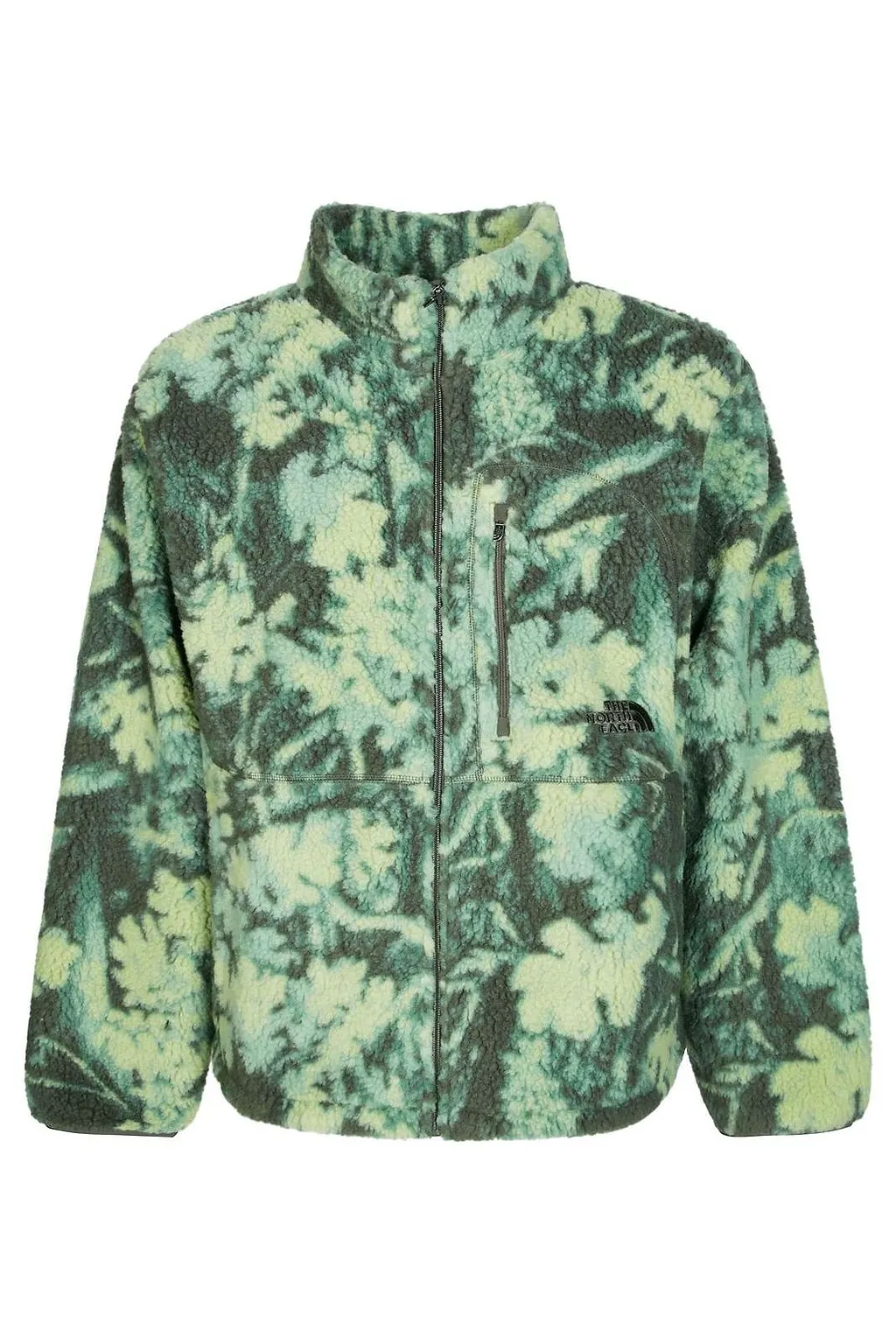 The North Face Zip-Up Patterned Fleece Jacket