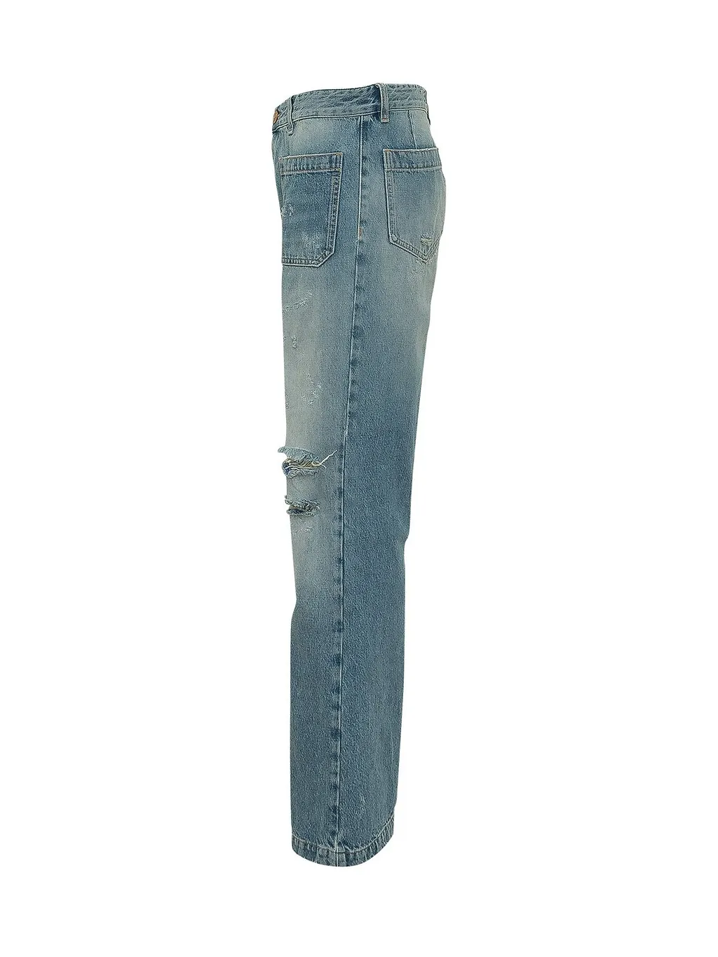 The Seafarer Curt Distressed Straight Jeans