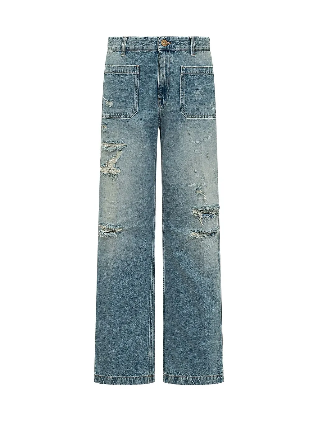 The Seafarer Curt Distressed Straight Jeans