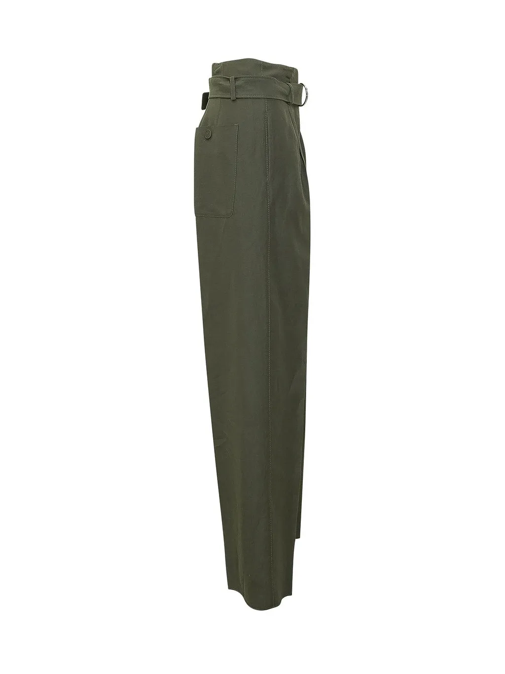 The Seafarer Irony Belted Wide-Leg Pants