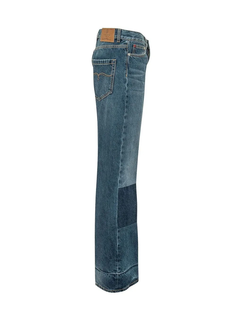 The Seafarer Patchwork Straight-Leg Jeans