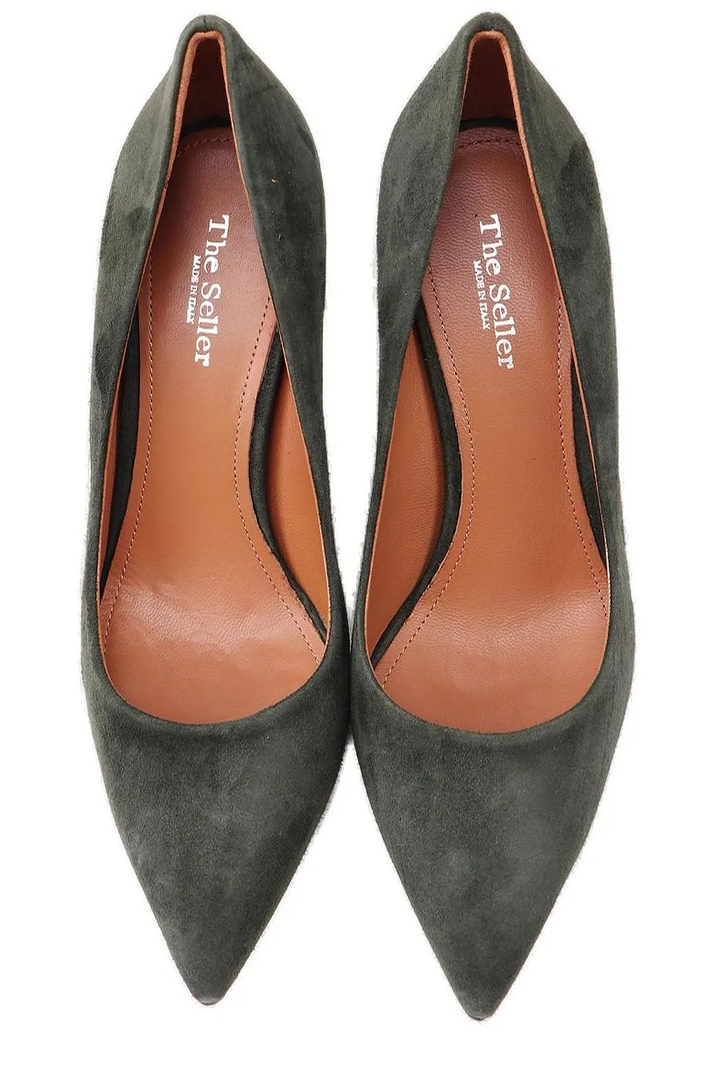 The Seller Pointed-Toe Slip-On Pumps