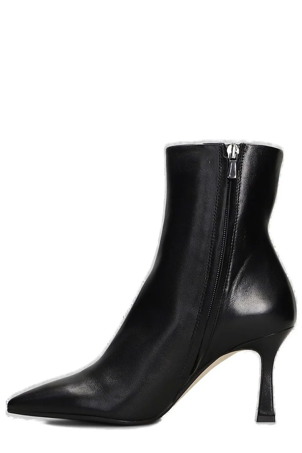 The Seller Pointed Toe Zipped Ankle Boots