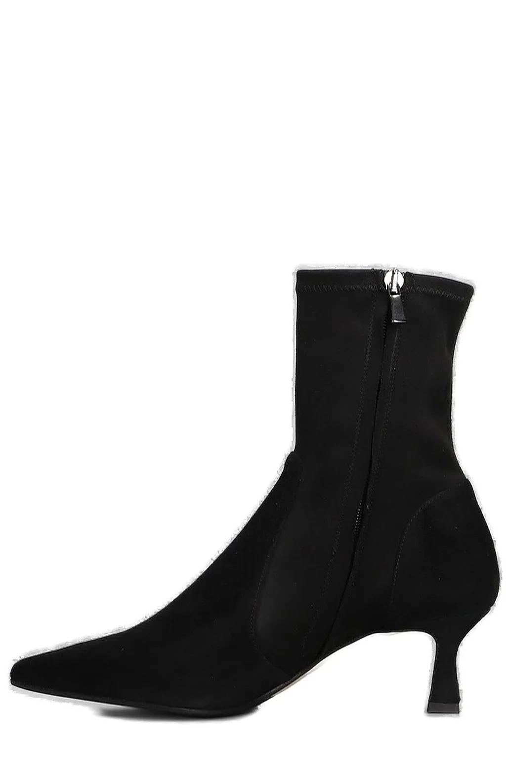 The Seller Pointed Toe Zipped Ankle Boots