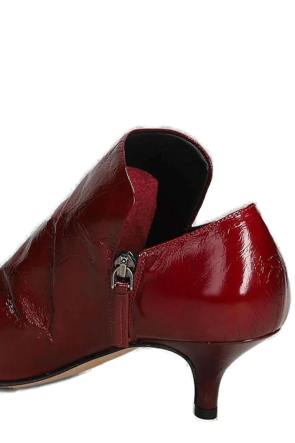 The Seller Ruched Ankle Boots