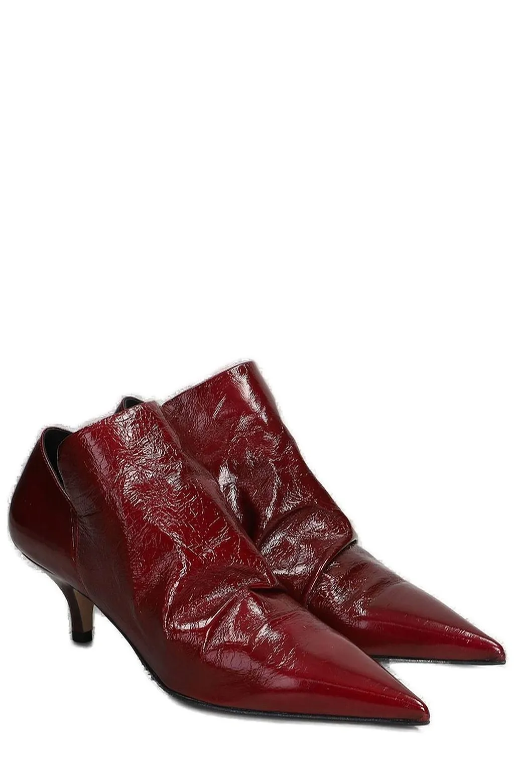 The Seller Ruched Ankle Boots