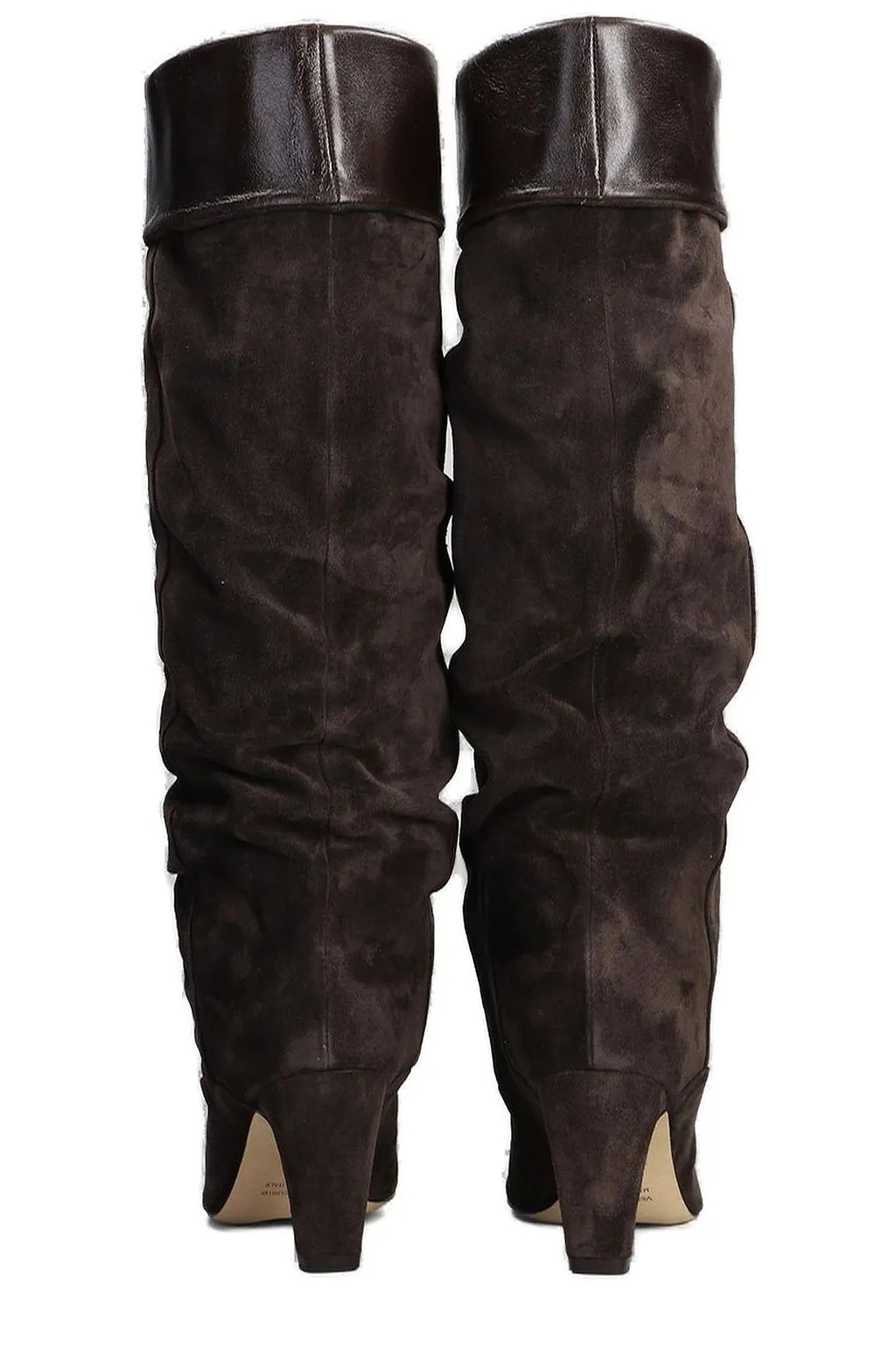 The Seller Slouchy Mid Heeled Panelled Boots