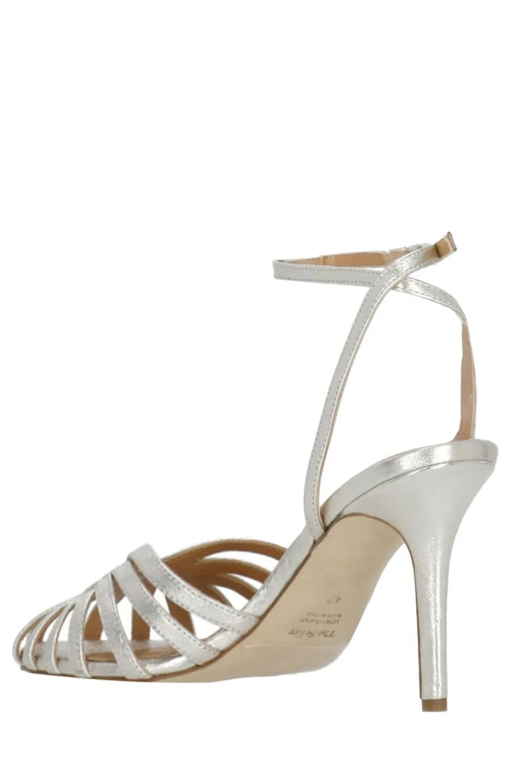 The Seller Strappy Ankle-Strap Heeled Sandals