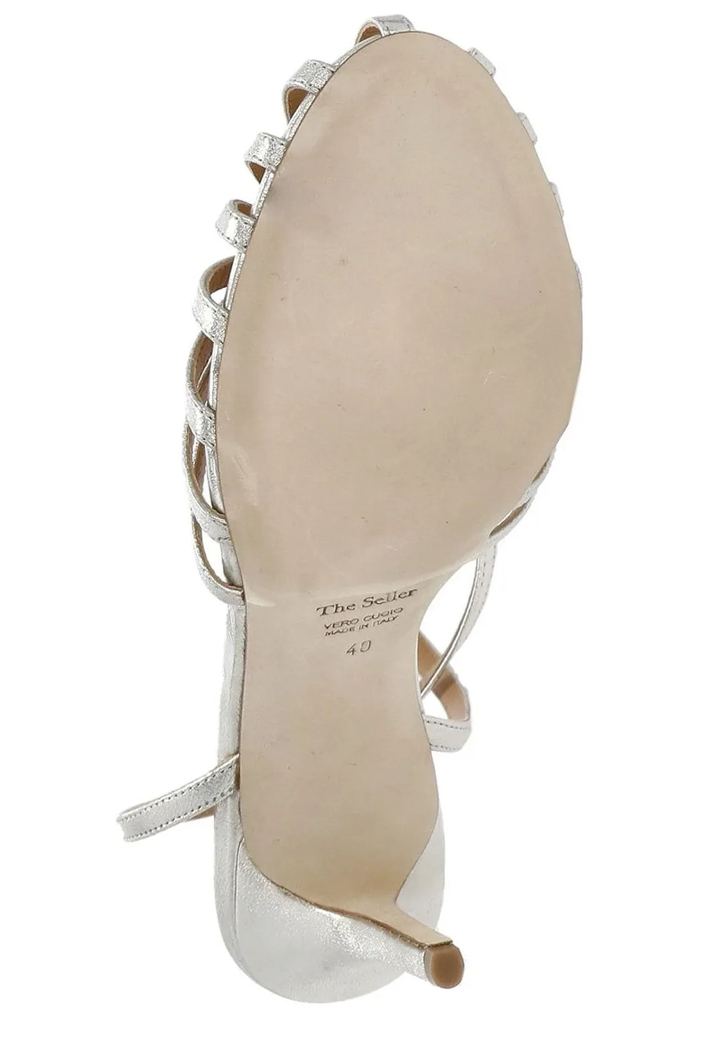 The Seller Strappy Ankle-Strap Heeled Sandals