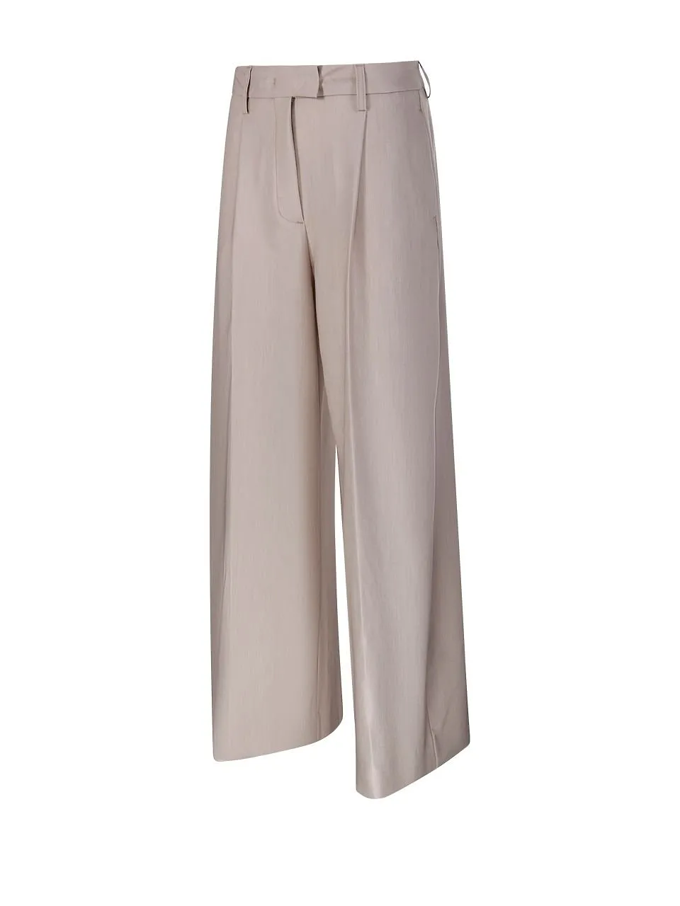 Thelatest Deva Pleated Wide-Leg Pants
