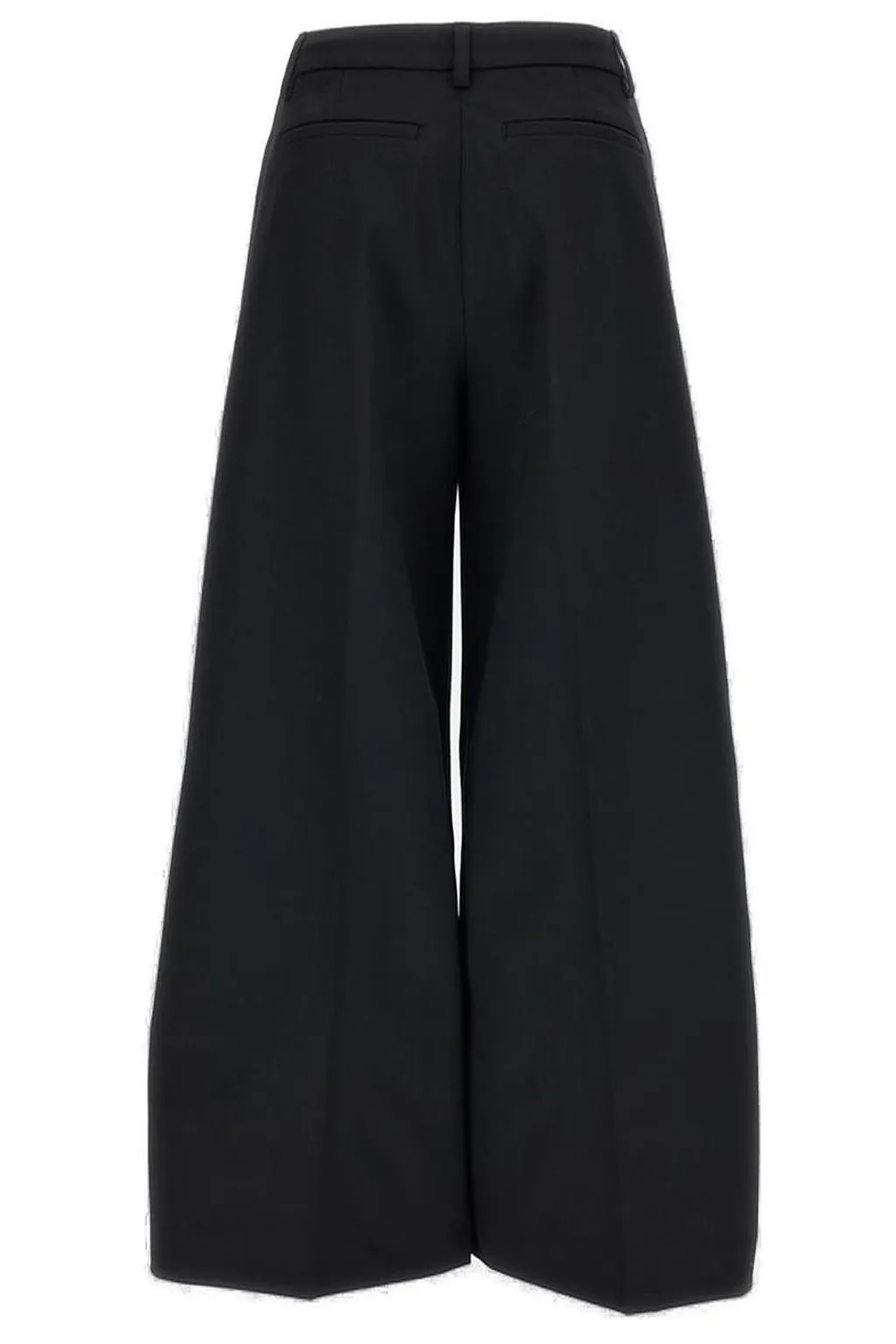 Thelatest Elasticated Waistband Wide-Leg Trousers