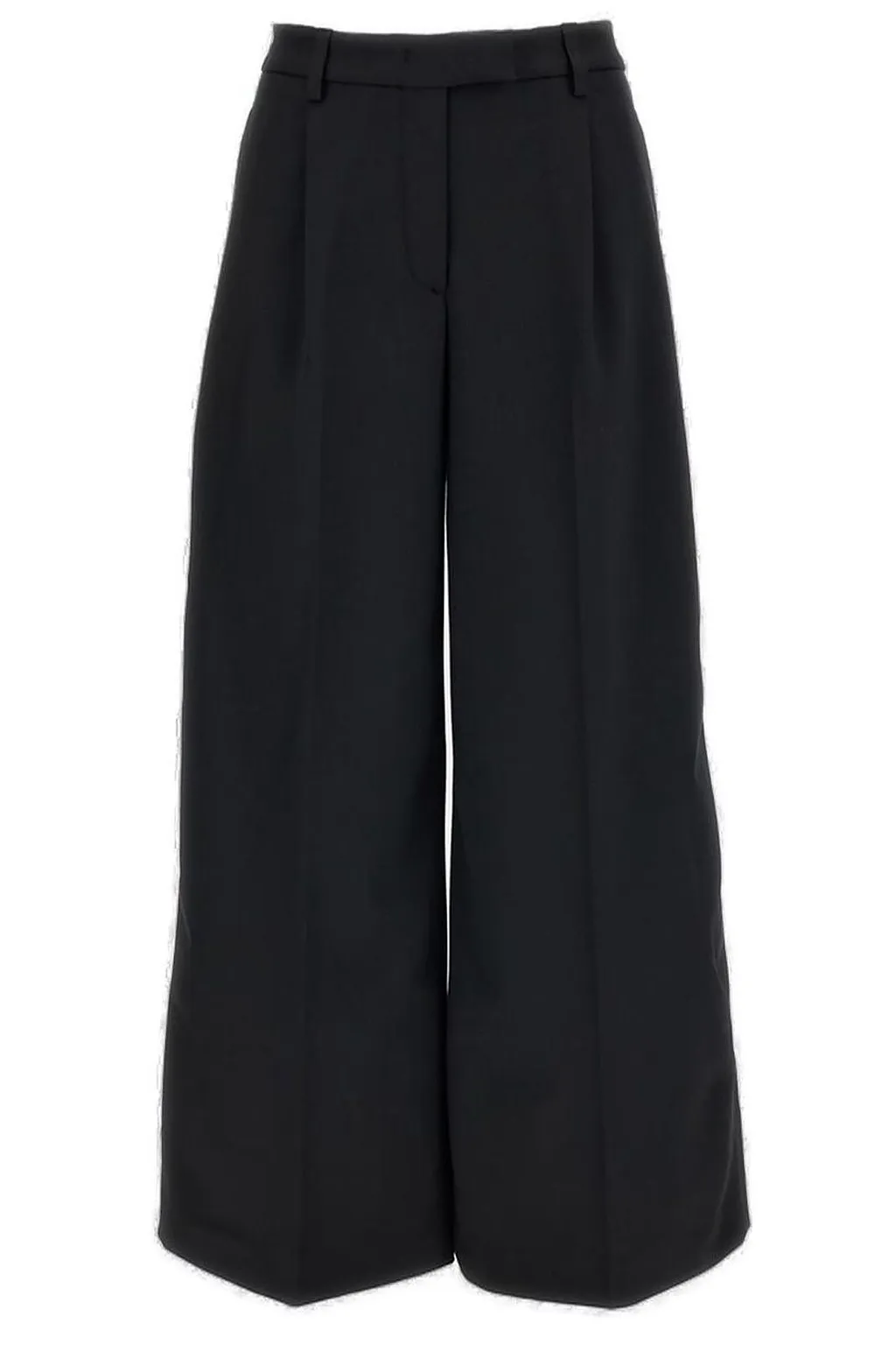 Thelatest Elasticated Waistband Wide-Leg Trousers