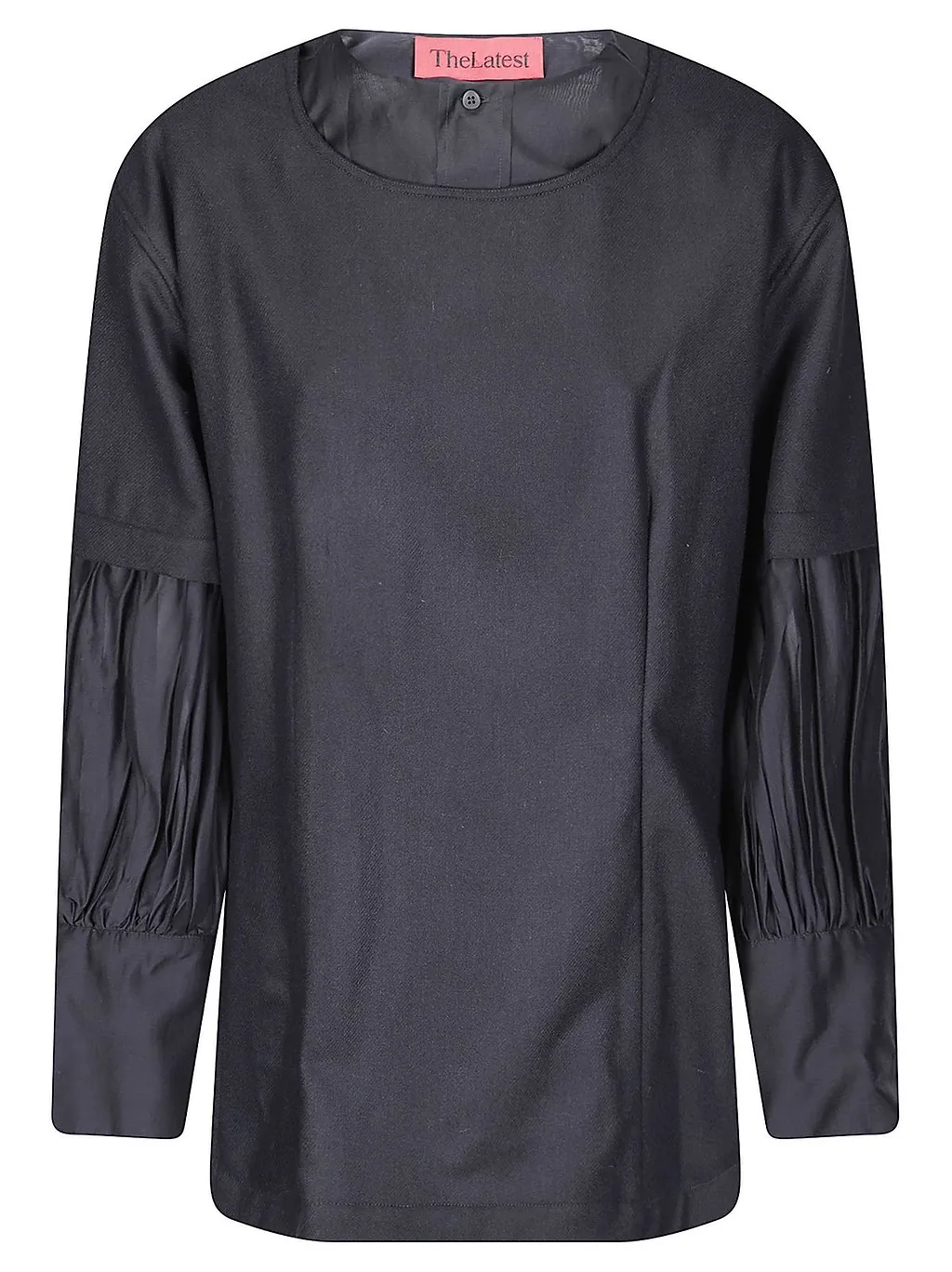 Thelatest Erin Pleated-Sleeve Top