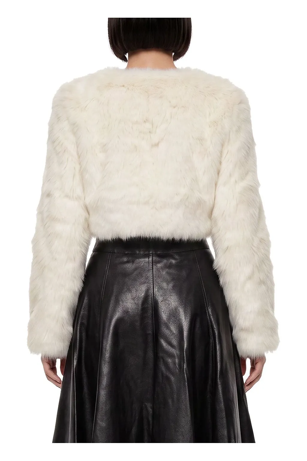 Thelaurent Shearling Cropped Coat