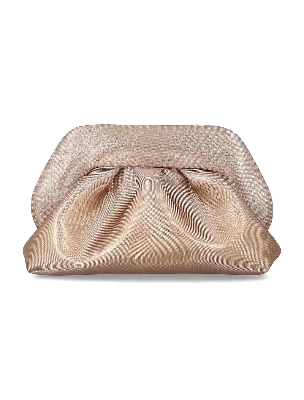 Themoirè Bios Ruched Clutch Bag
