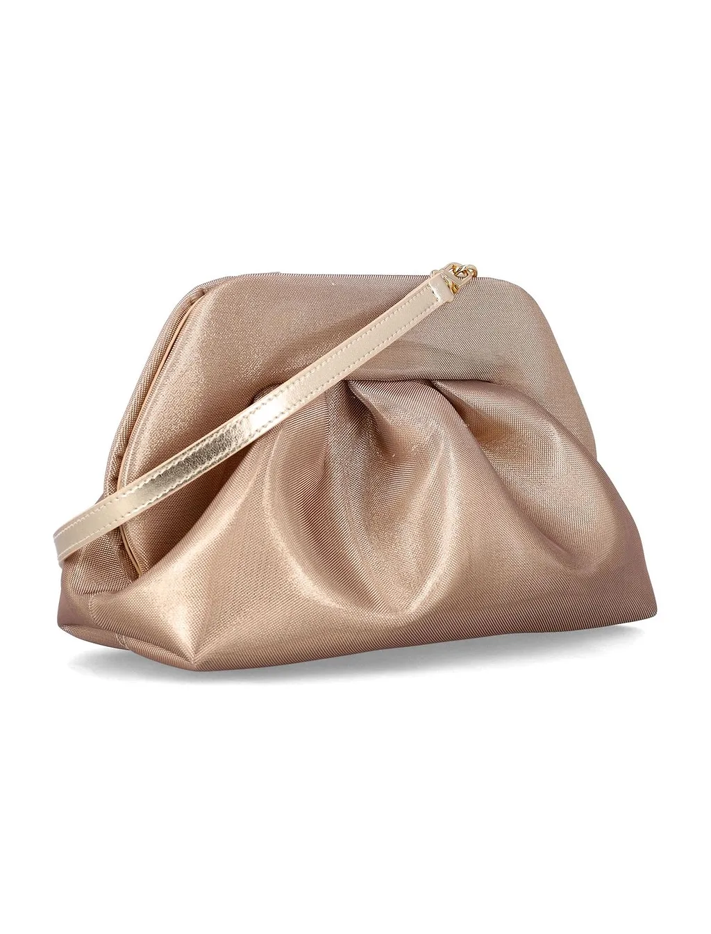 Themoirè Bios Ruched Clutch Bag