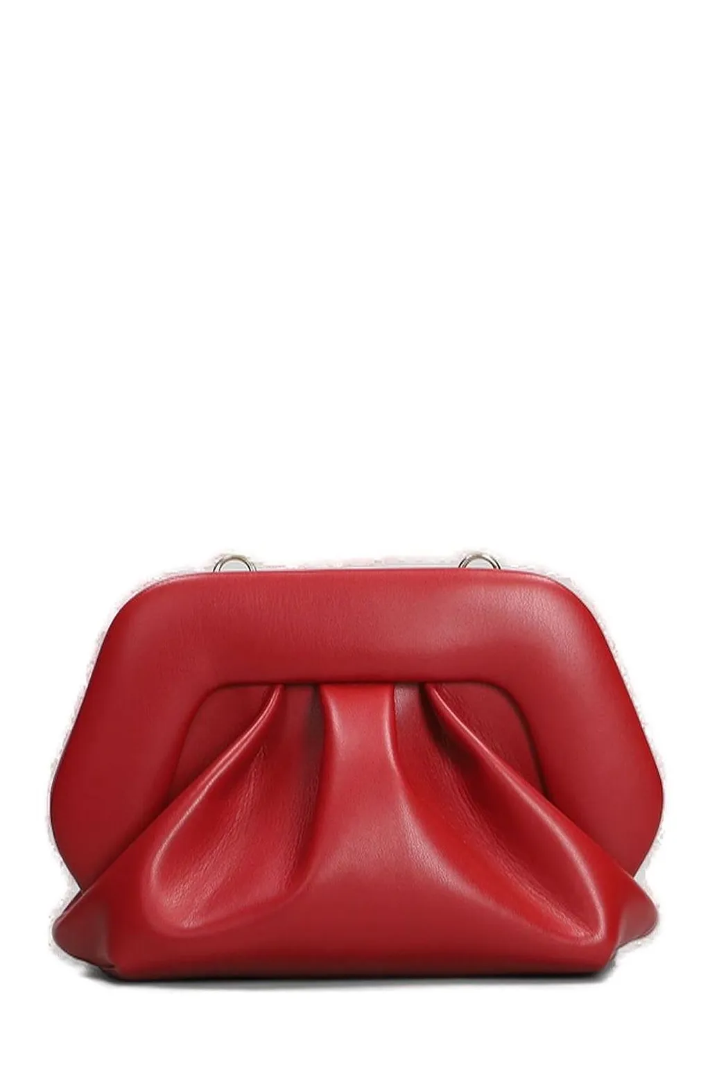 Themoirè Bios Ruched Small Clutch Bag
