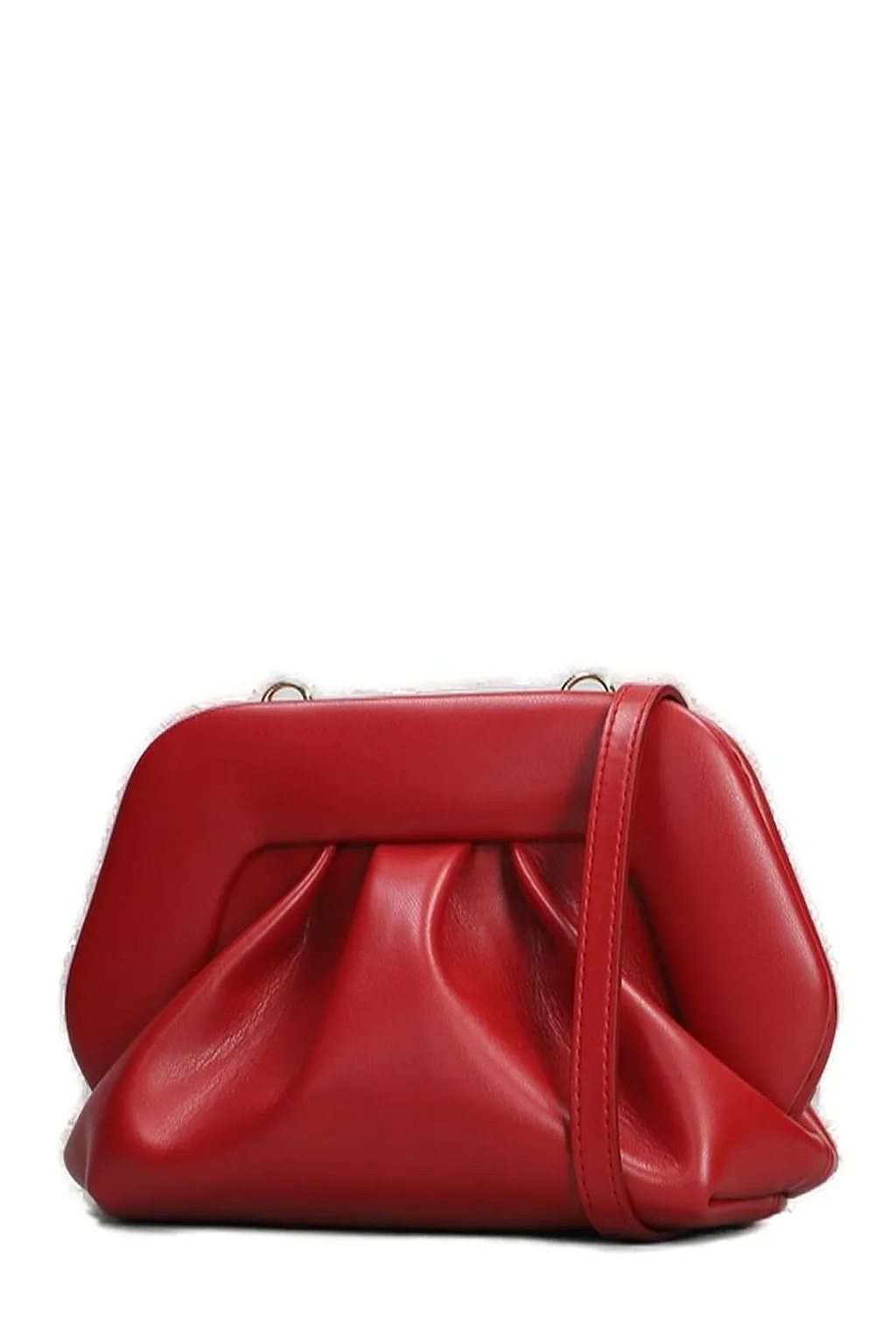 Themoirè Bios Ruched Small Clutch Bag