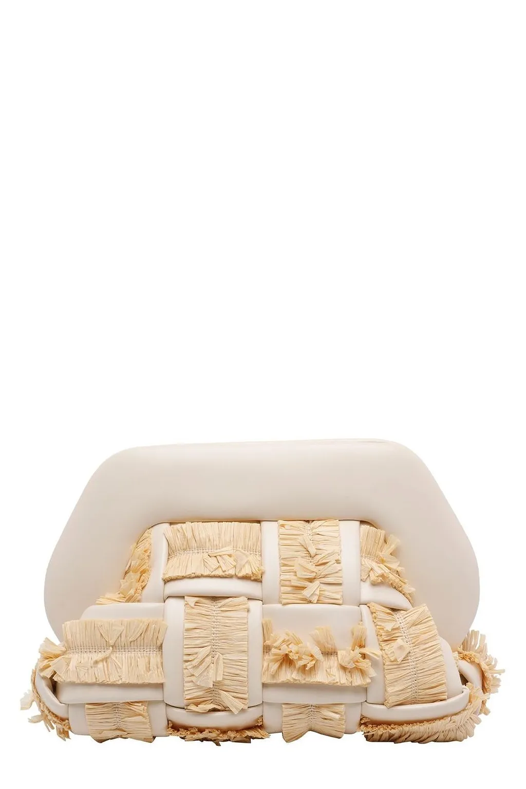 Themoirè Bios Fringed Medium Clutch Bag