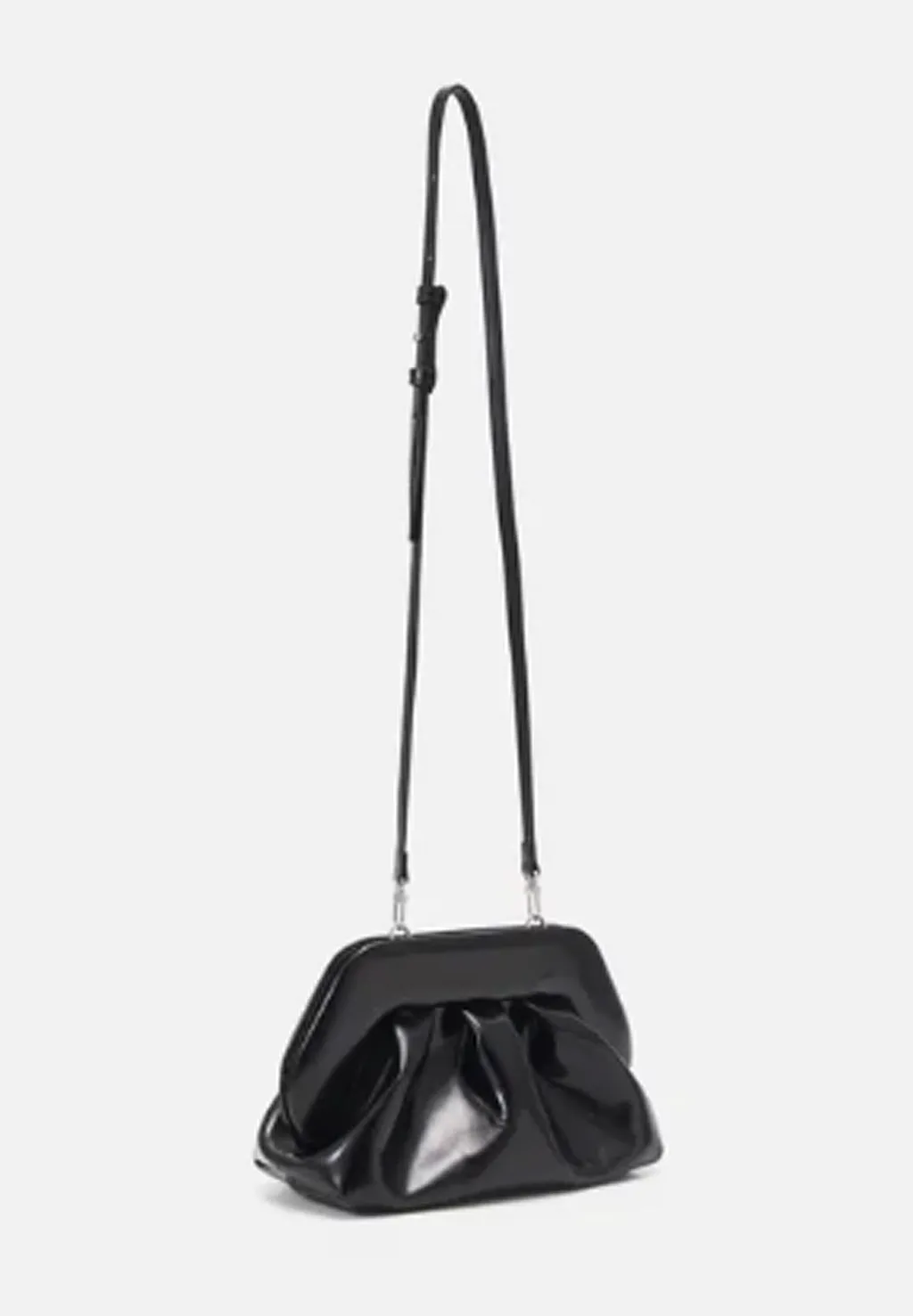 Themoirè Gea Patent Shoulder Bag