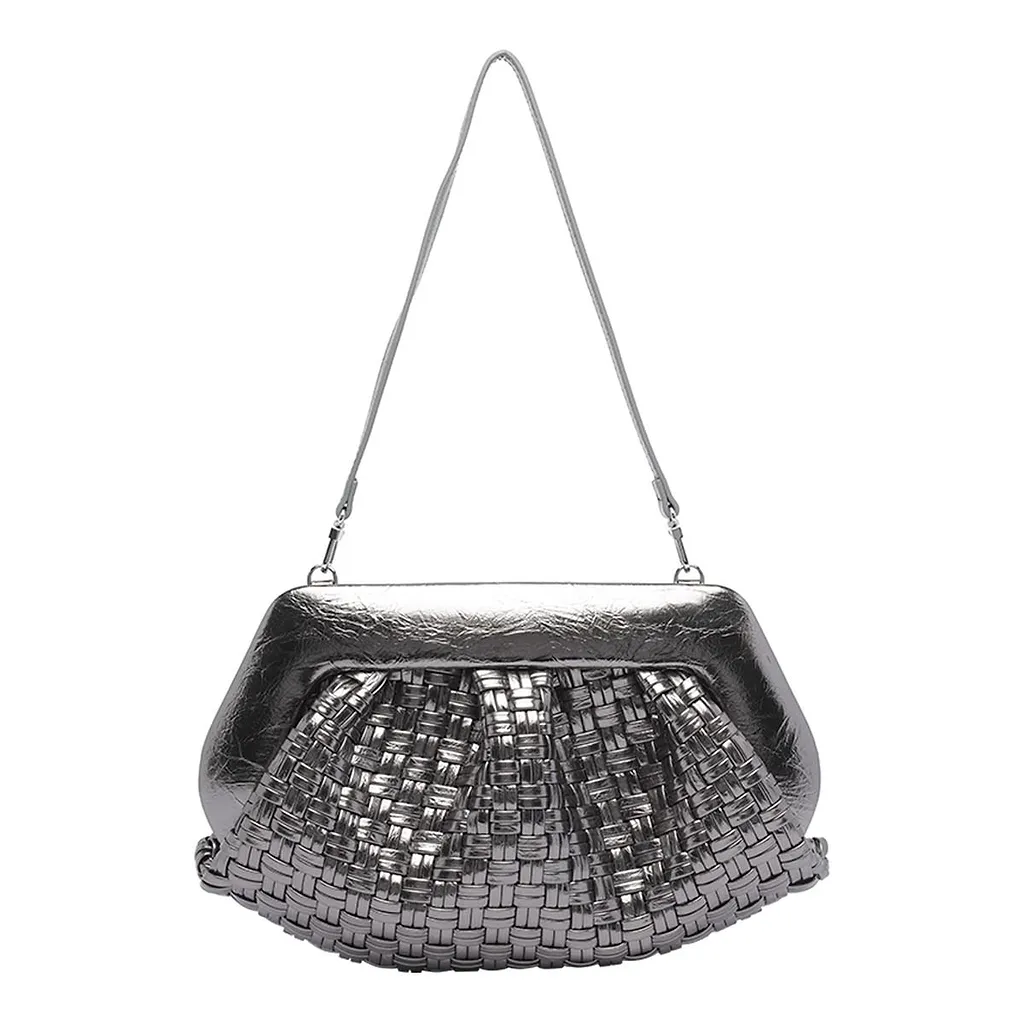Themoirè Interwovened Shoulder Bag