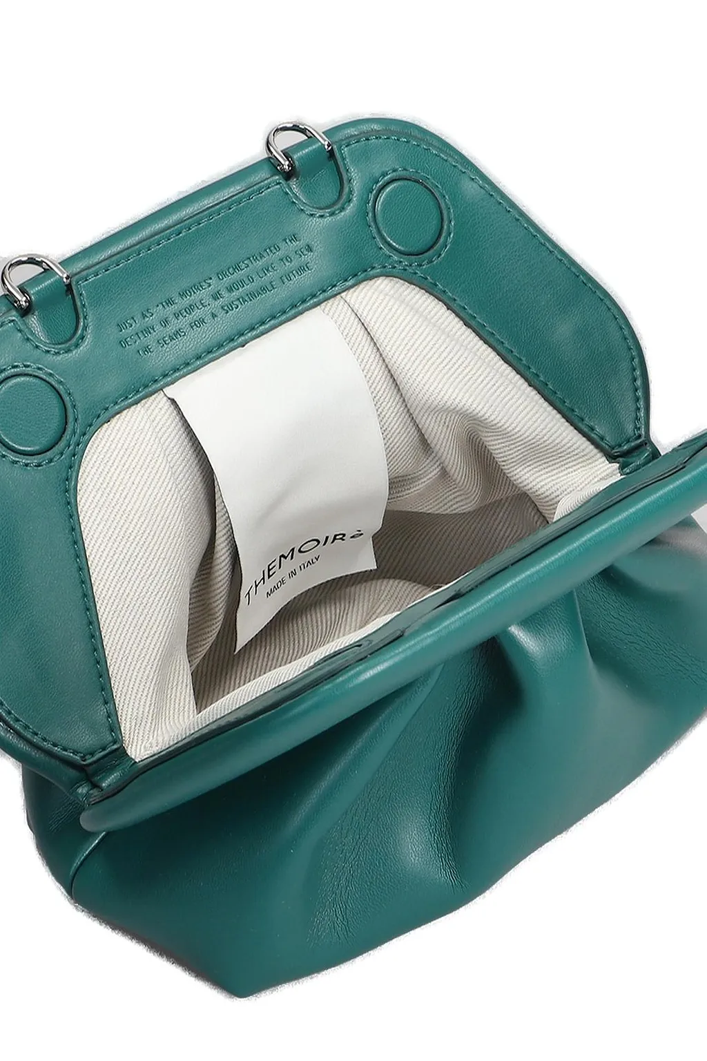 Themoirè Gea Gathered Clutch Bag