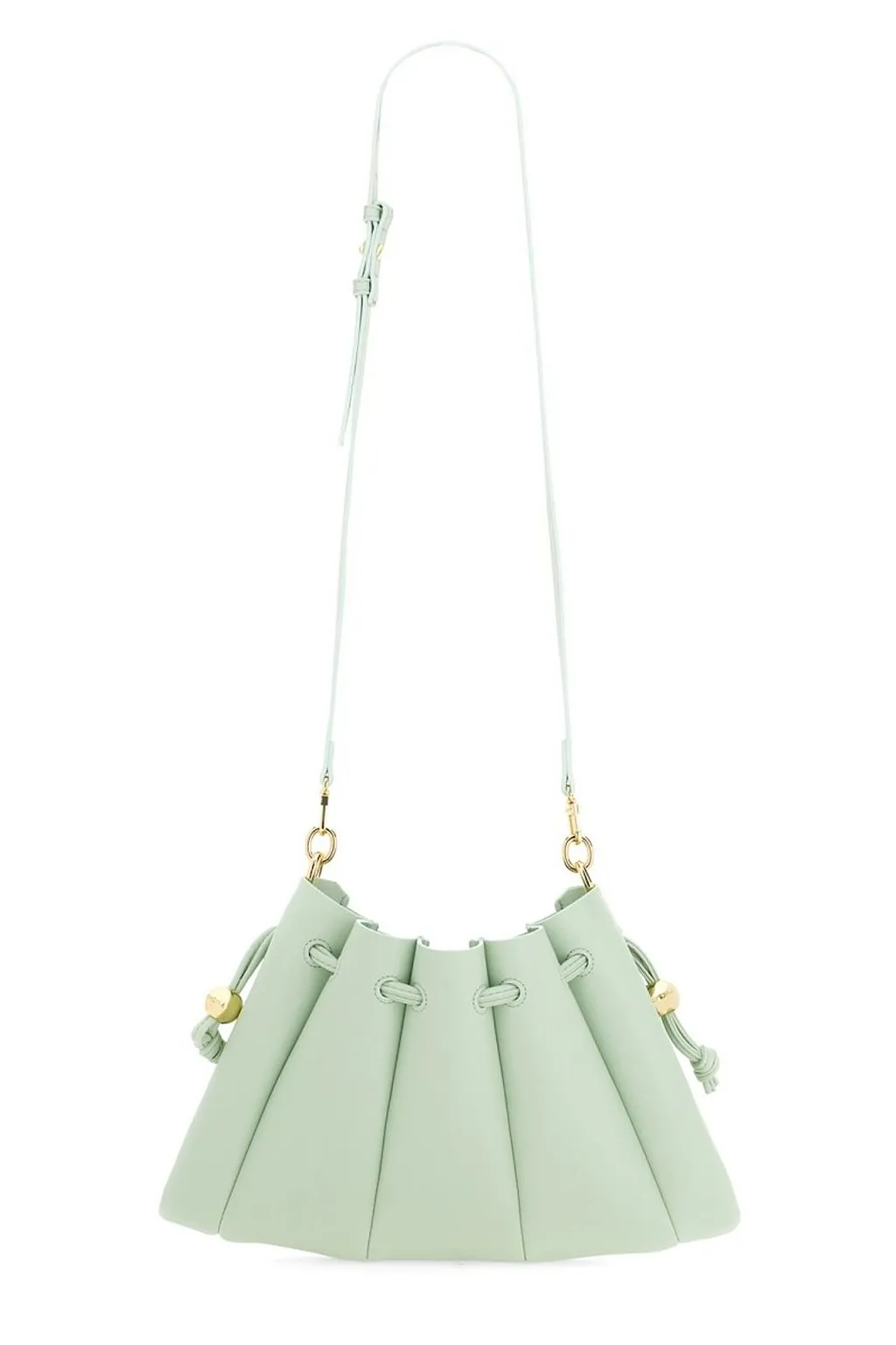 Themoirè Pleated Shoulder Bag